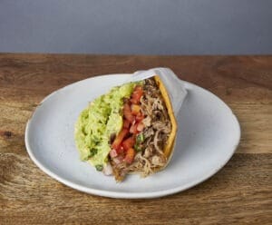 Image of a carnitas nick's way taco